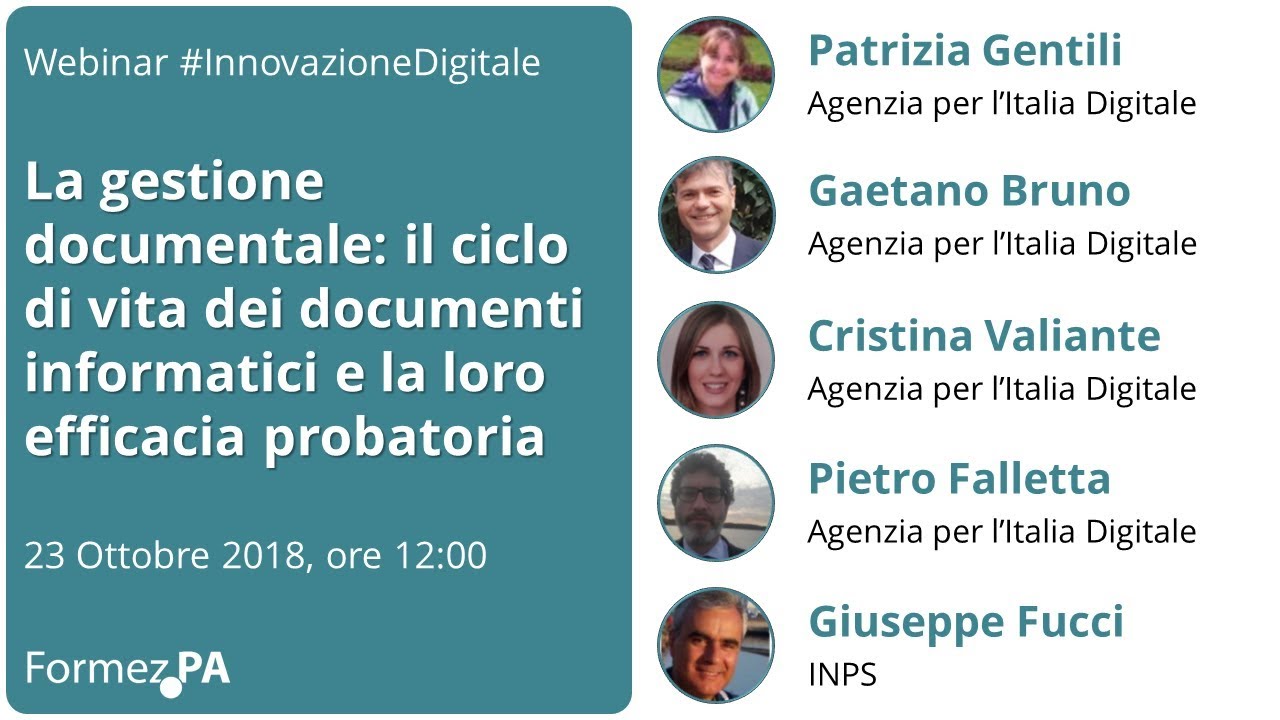 La gestione documentale: il ciclo di vita dei documenti informatici e la loro efficacia probatoria