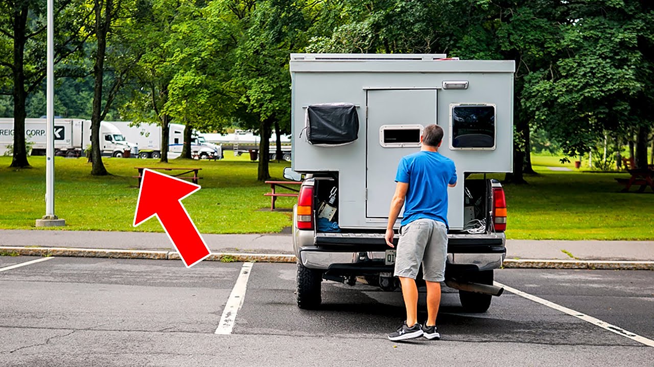 Van Life On The East Coast (Living In A Homemade Truck Camper) #vanlife