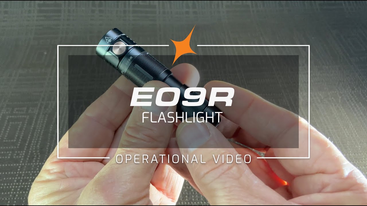 Fenix E09R Flashlight Operational Demo Video