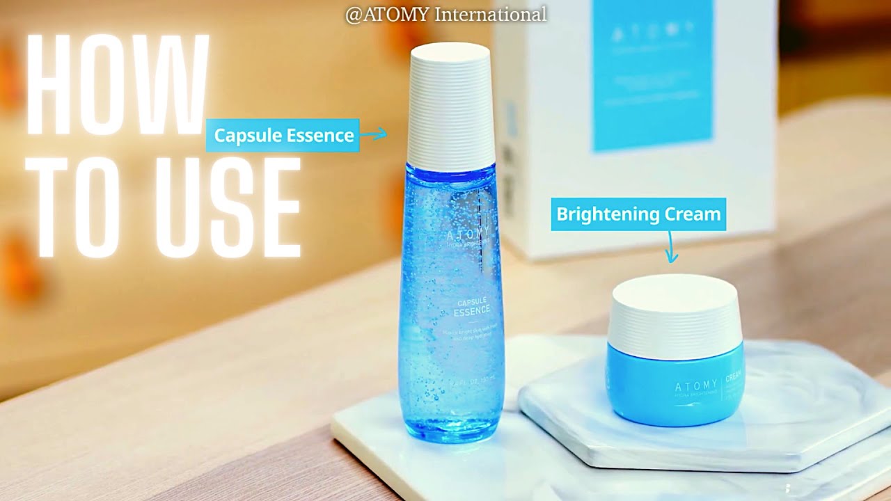 How To Use ATOMY Hydra Brightening Set