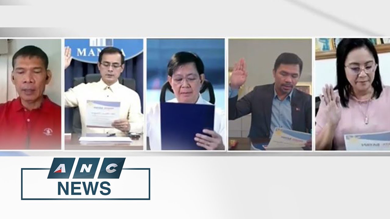 2022 presidential bets, sans Marcos Jr., pledge clean, fair elections | ANC