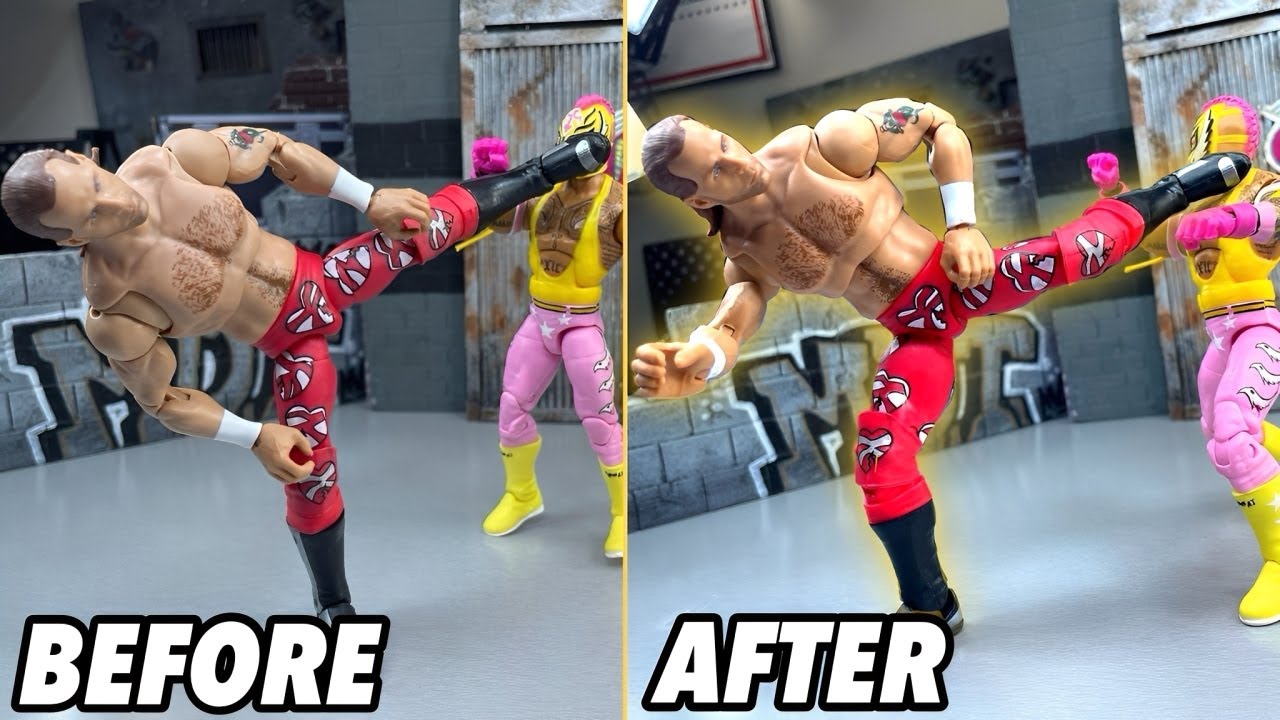 Как позировать фигуркам WWE как ПРОФЕССИОНАЛ!