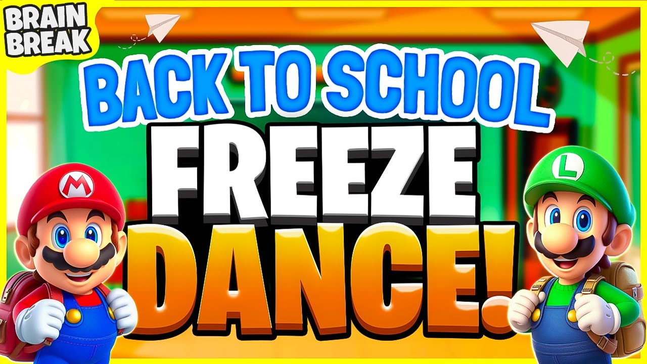 Back To School Freeze Dance | Brain Breaks For Kids | Just Dance | Danny Go Noodle