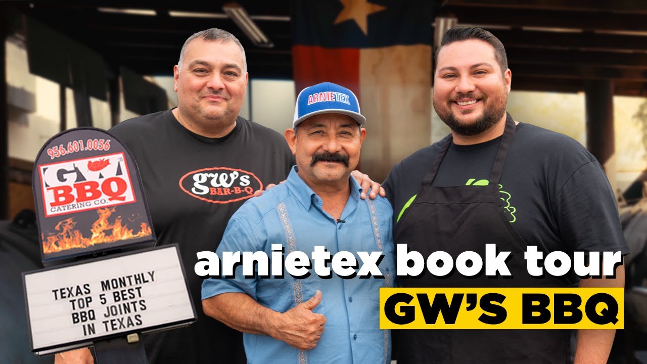 A Puro 956 Barbecue Party at the Top 5 BBQ in Texas - GW's BBQ (ArnieTex Book Tour Day 11)
