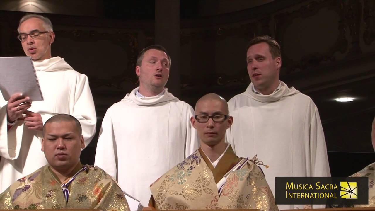 ‪Dialogprojekt Gregorianik/japanischer Buddhismus: Amida-kyo,  MUSICA SACRA INTERNATIONAL 2016 ‬
