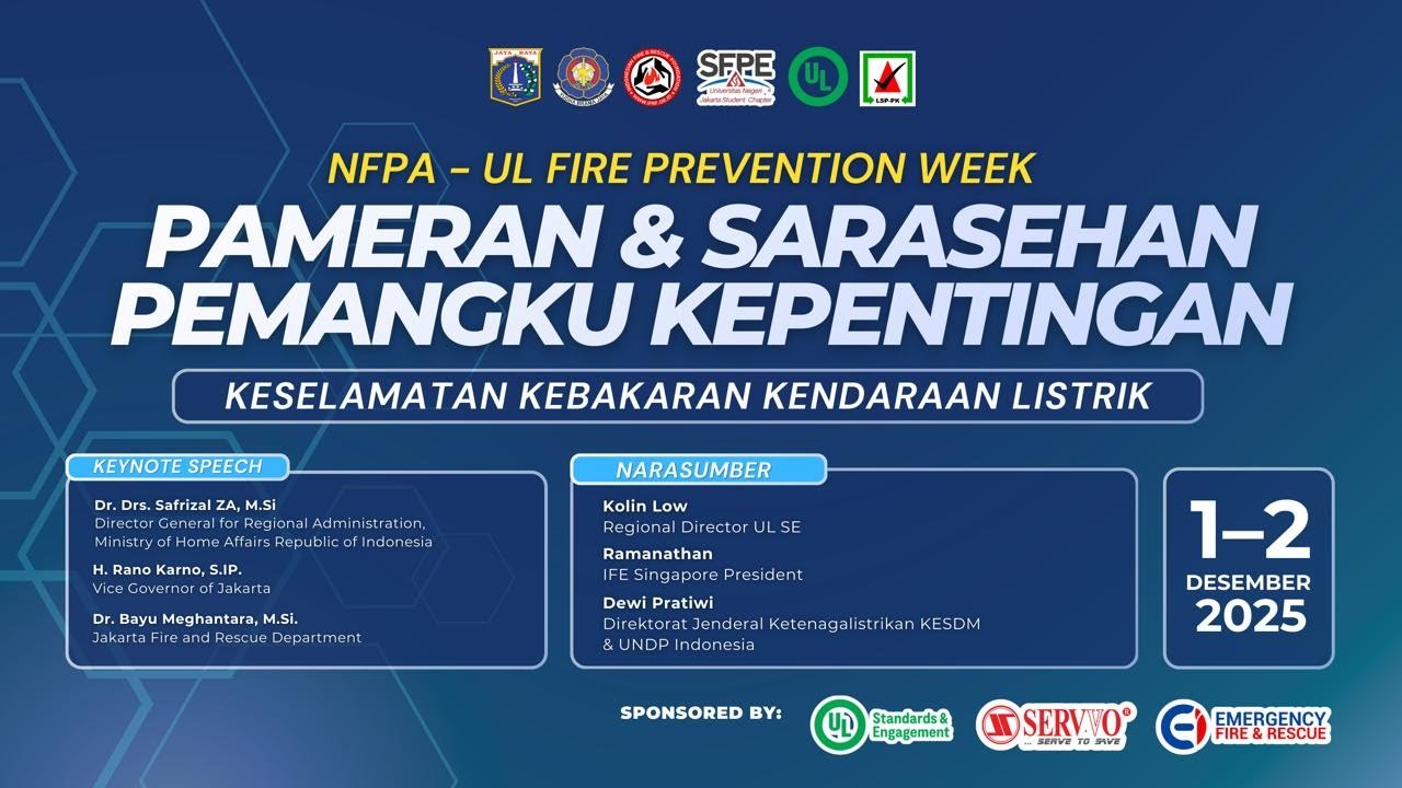 [LIVE STREAMING] PAMERAN DAN SARASEHAN PEMANGKU KEBIJAKAN KESELAMATAN KEBAKARAN KENDARAAN LISTRIK