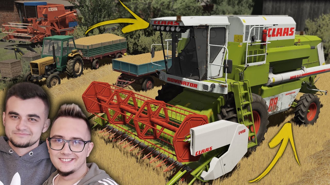 Nowy Kombajnista - MAREK🔥 Transport Zboża & Prasowanie Słomy W Kostki 🌱 