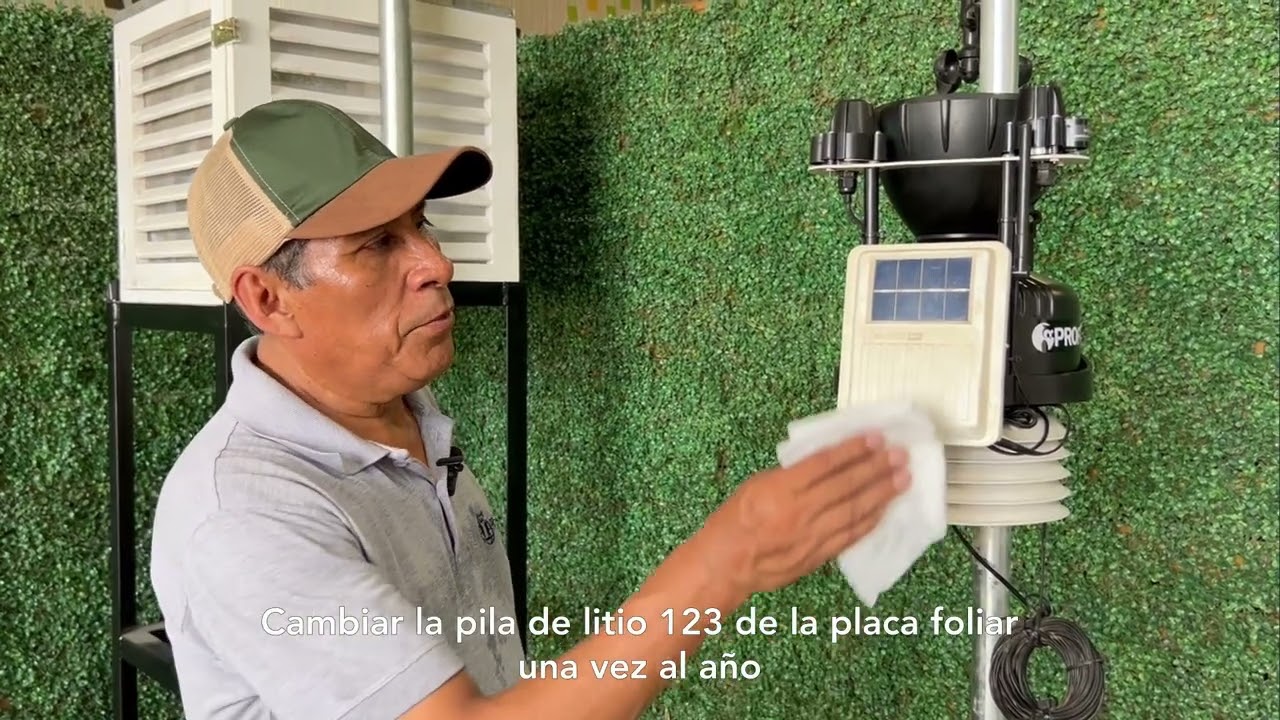 Tutorial de mantenimiento básico de una estación meteorológica