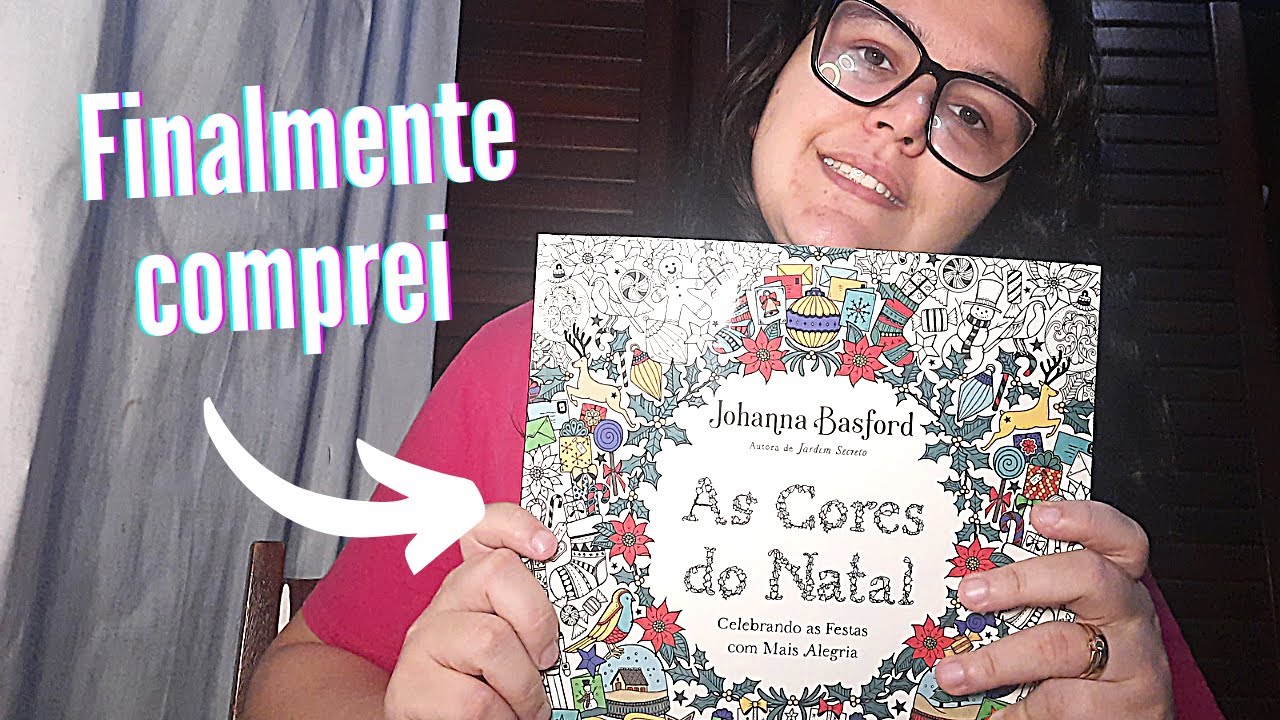 Resenha do livro as cores do Natal - Johanna  Basford