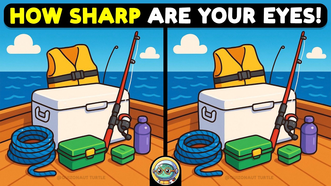 🐢🧩 Spot The Difference | Expert Challenge Edition 🧩🐢 | Quizonaut Turtle
