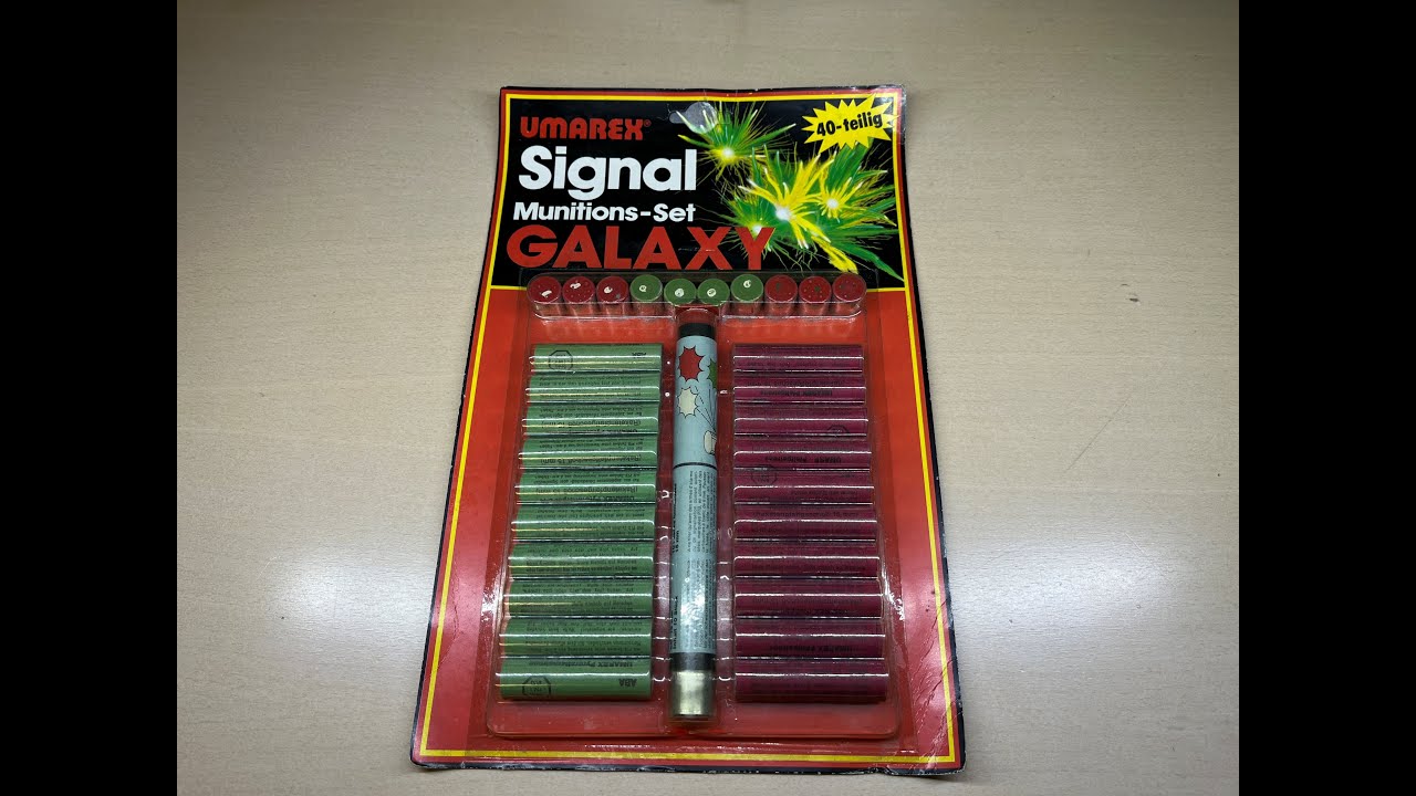 Schreckschuss 15mm Pyromunition Raritäten: Umarex Signal Munitions-Set Galaxy