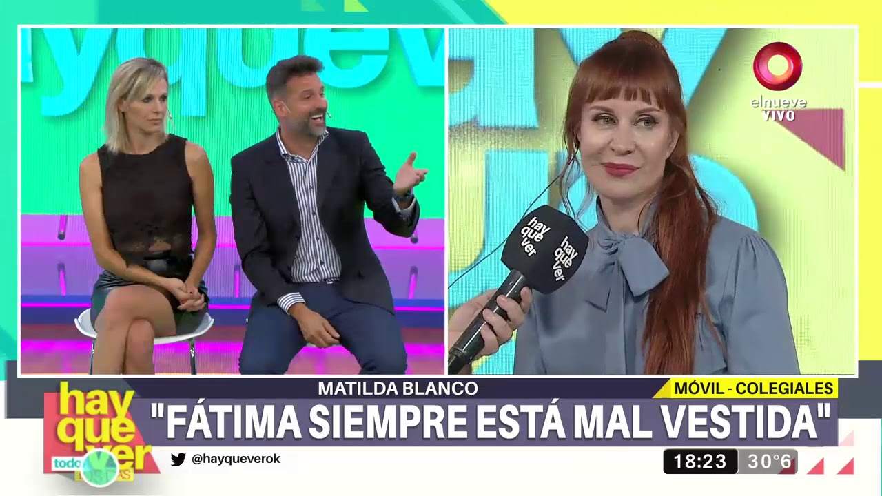 Fátima Flórez en pie de guerra con Matilda Blanco
