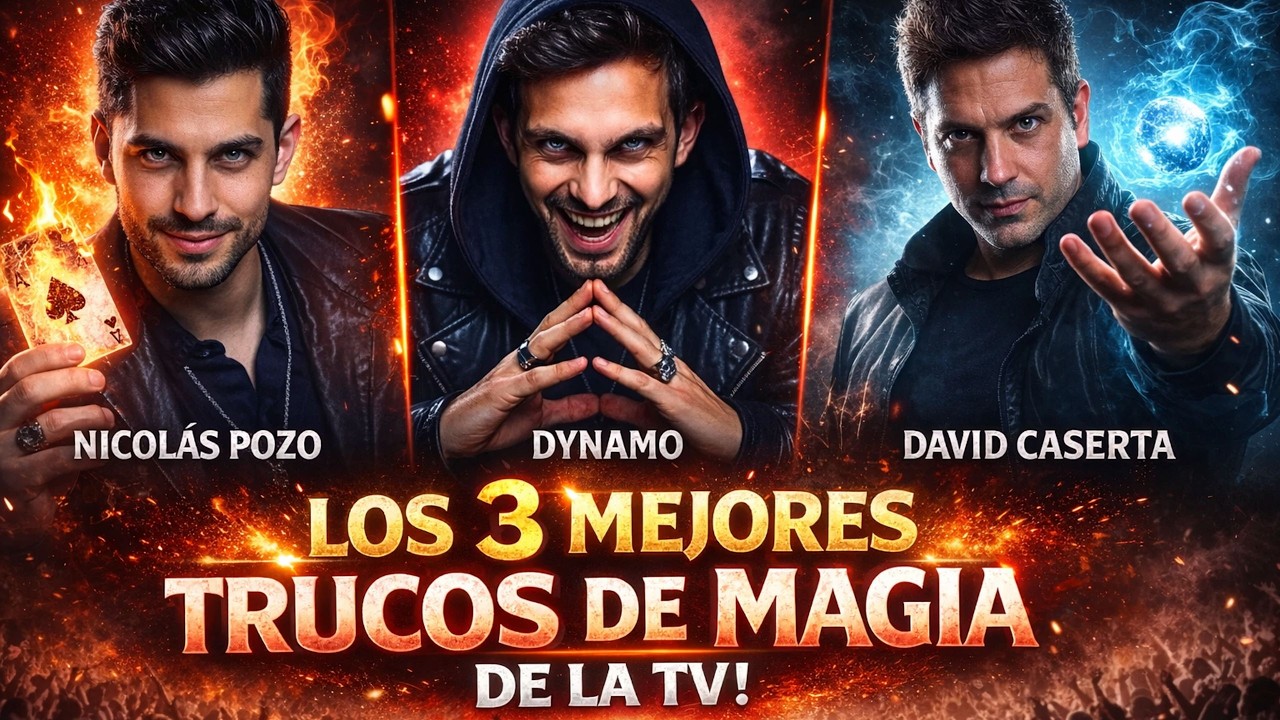 Los 3 Trucos de Magia MÁS IMPACTANTES de la TV: Nicolas Pozo, Dynamo y David Caserta
