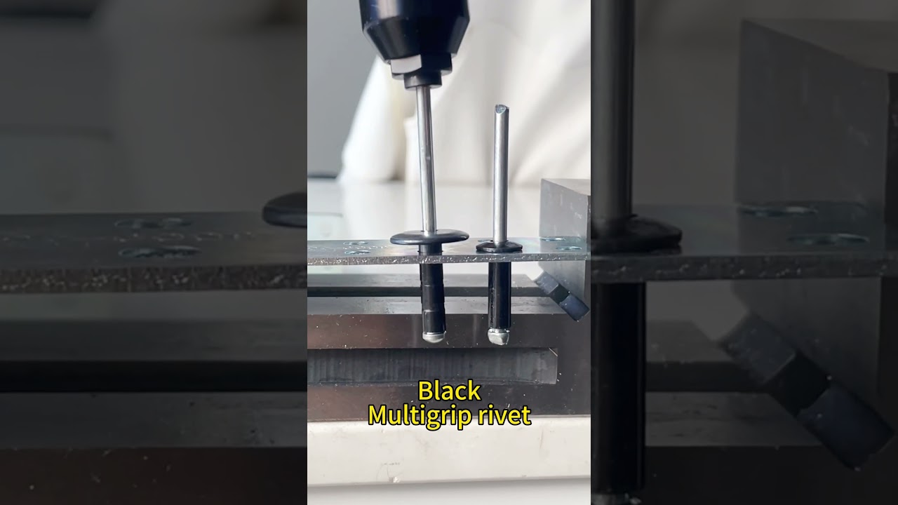 Black blind rivet