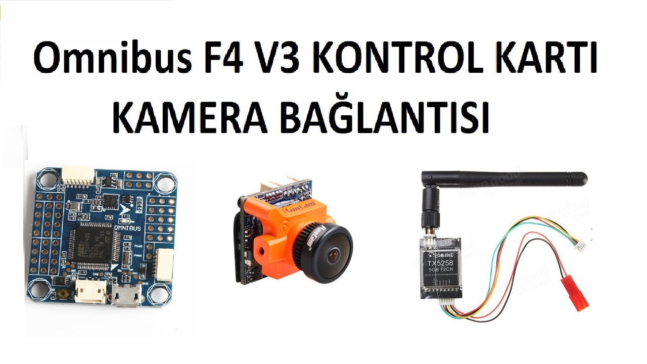 Omnibus F4 V3 kontrol kartı Video vericisi, OSD bağlantısı