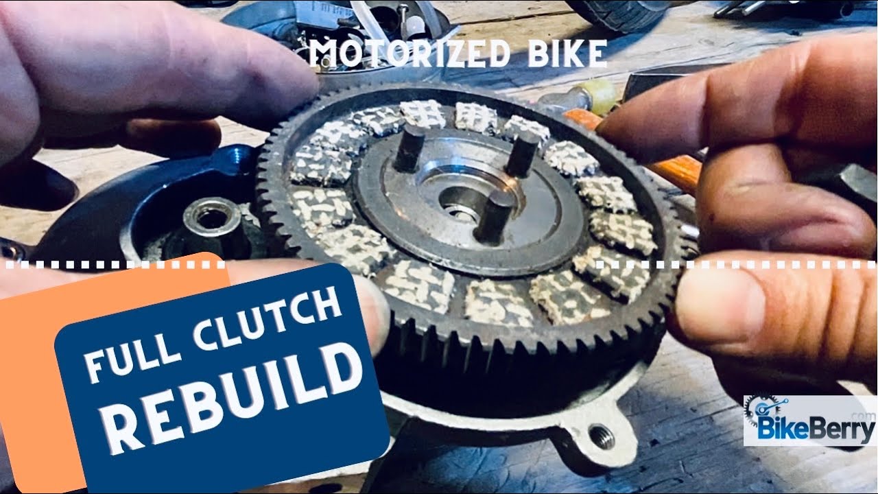 Ремонт сцепления Master Clutch: модернизируйте двигатель своего мотоцикла объёмом 66/80 куб. см д...