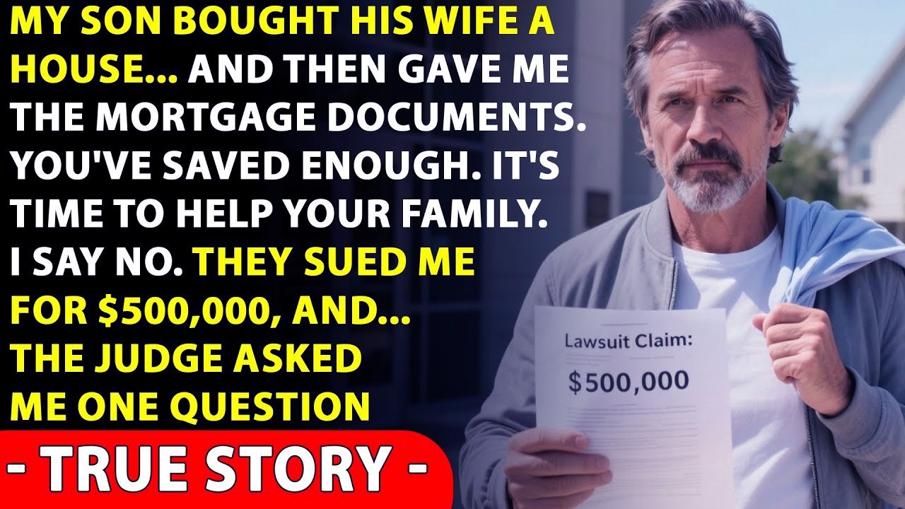 My Son Demanded That I Pay His Wife's Mortgage. When I Refused, They Sued Me For $500,000...