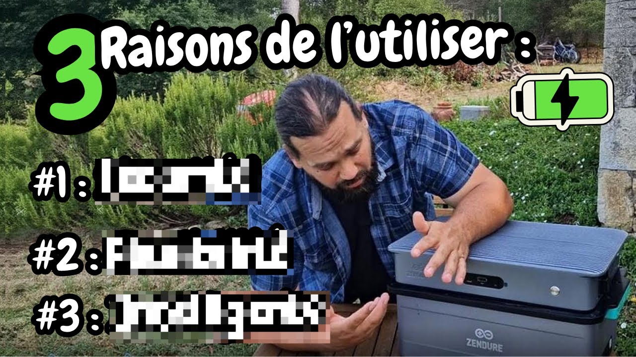 Le niveau sup&eacute;rieur de la batterie domestique Plug&Play ( Zendure SF2400 AC )