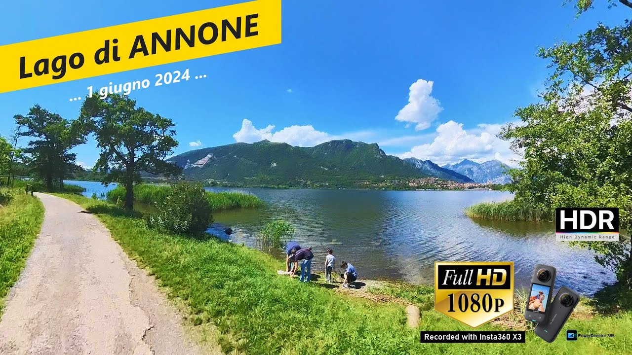 Ciclopedonale del lago di Annone Brianza (LC)  - 1 giugno 2024 (parte  1)