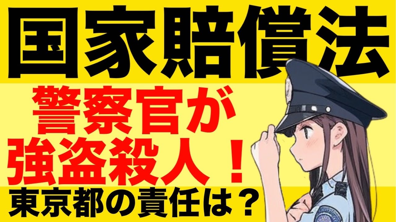 【行政法】国家賠償法1条が心底わかる動画