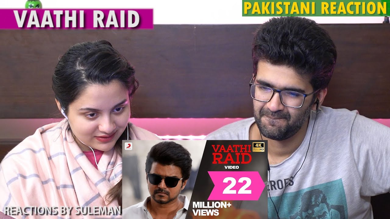 Pakistani Couple Reacts To Vaathi Raid Full Video | Thalapathy Vijay | Master | Lokesh Kanagaraj