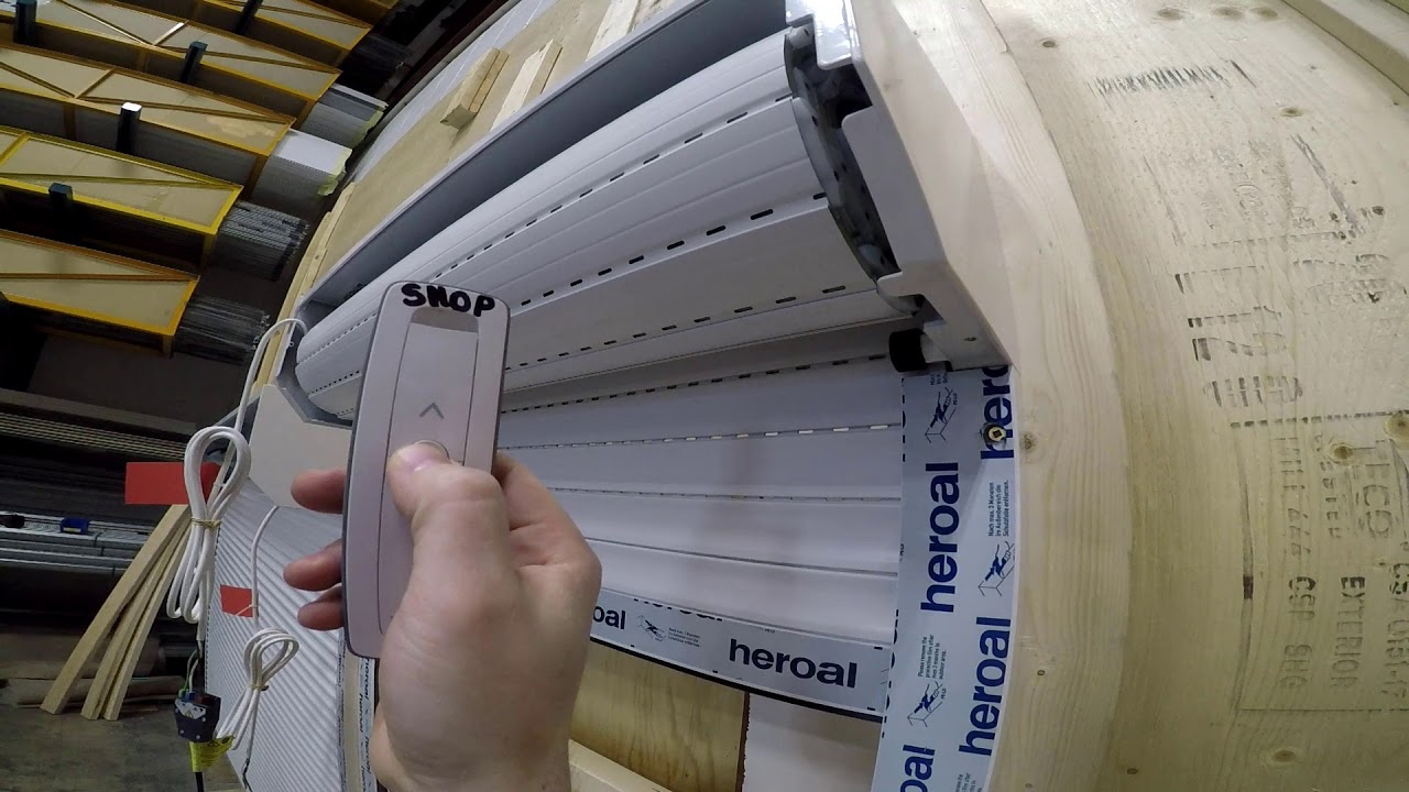 How to Program a Somfy Motor (Ultra Lite Roll Shutter)