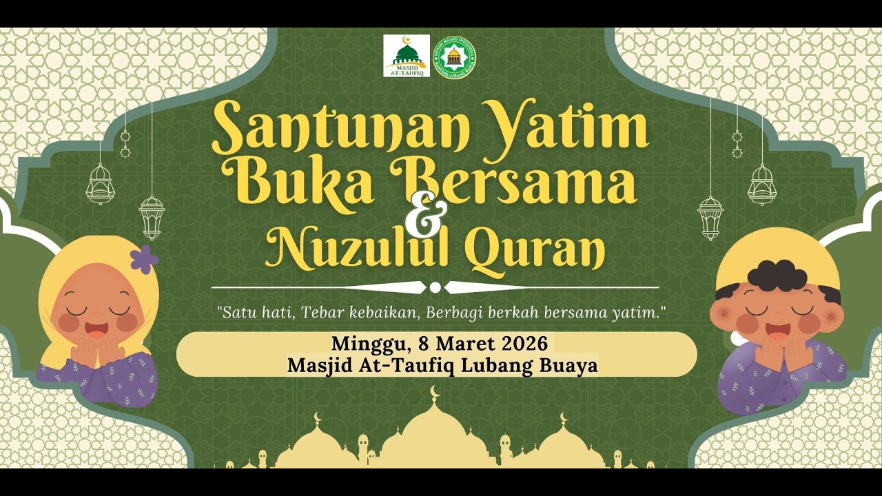 Santunan dan Buka Bersama di Masjid At-Taufiq