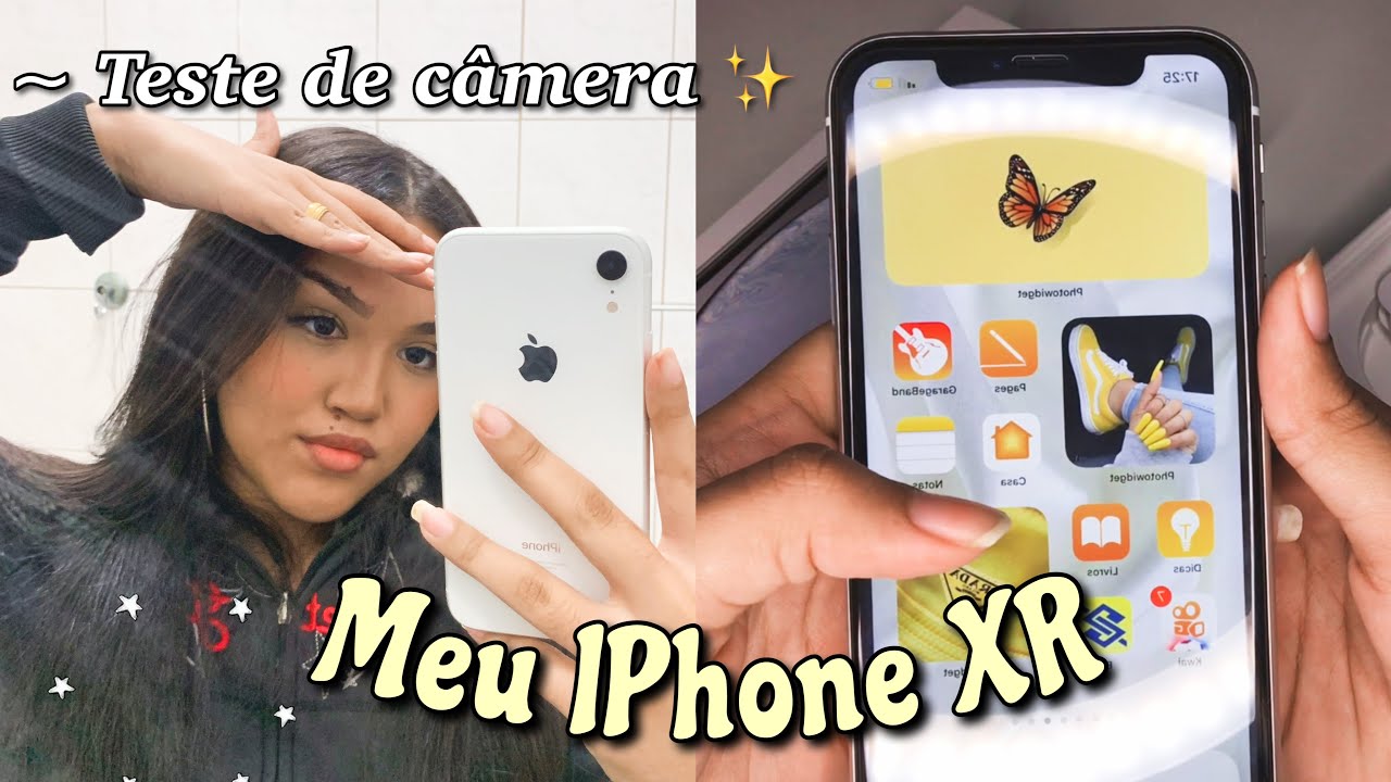 MEU NOVO CELULAR✨ ~IPHONE XR~ | tour pelo meu celular 2021 📱