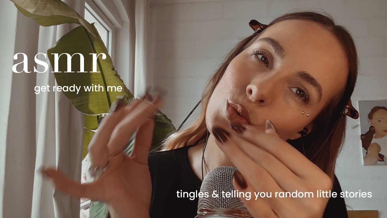 get ready with me 🌷 | ASMR tingles & ramble