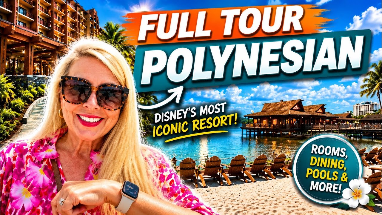 Disney’s Polynesian Resort Tour | Moana Rooms + NEW Island Tower Preview