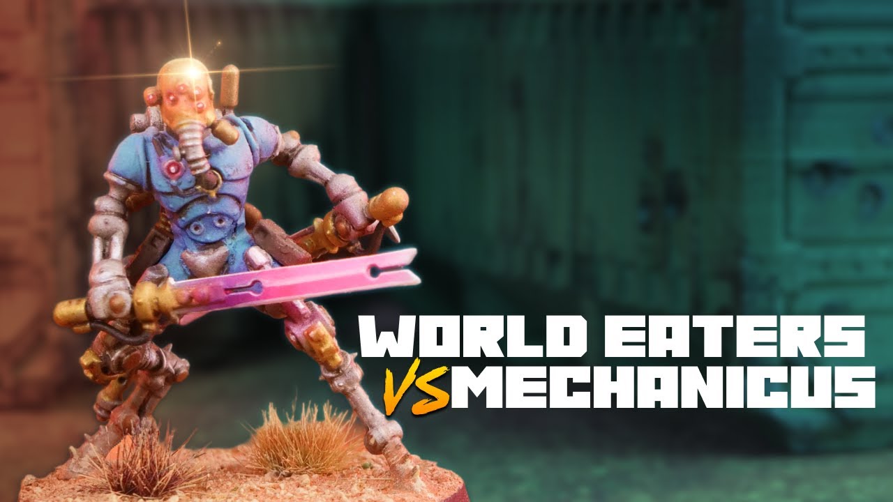 Adeptus Mechanicus vs World Eaters - A LIVE Warhammer 40k Battle Report
