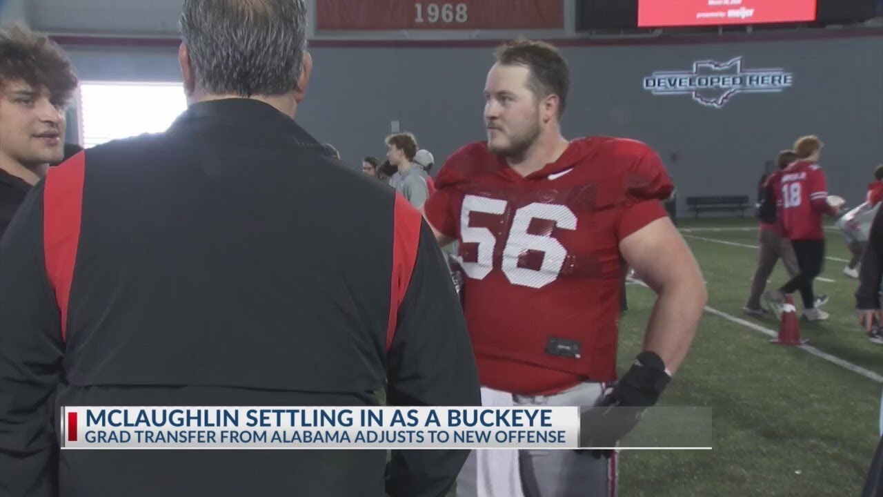 Center Seth McLaughlin settling in as a Buckeye