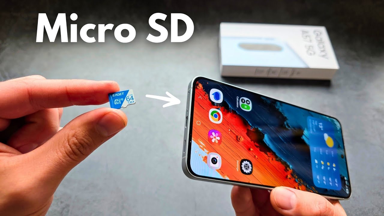Есть ли у Samsung Galaxy A57 слот для карты памяти Micro SD?