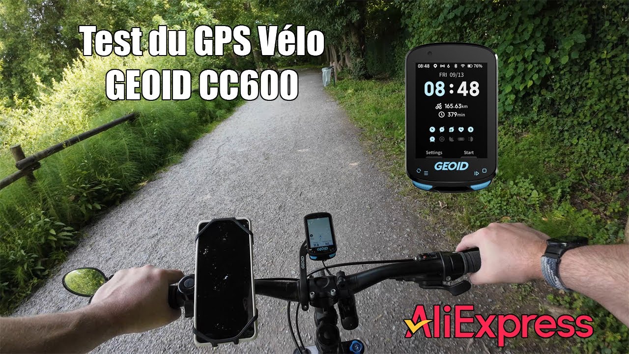 Test du GPS Vélo GEOID CC600 (4K)