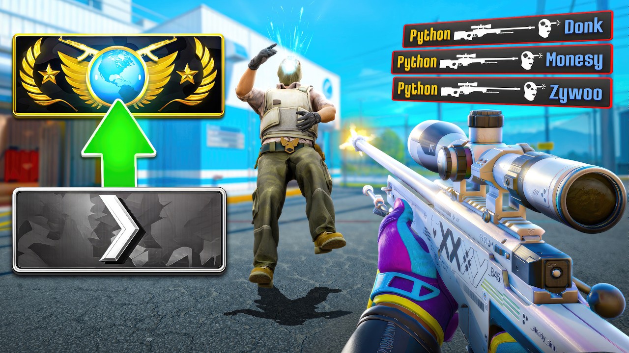 Reaching Global Elite on EVERY MAP in CS2...