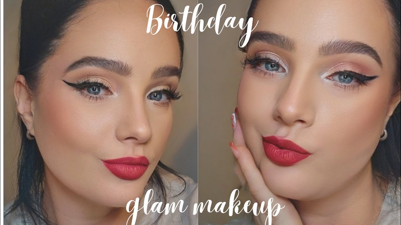 BIRTHDAY GLOW - UP MAKEUP LOOK  FT JURYINSPIRE JEWELLERY COLLAB 
