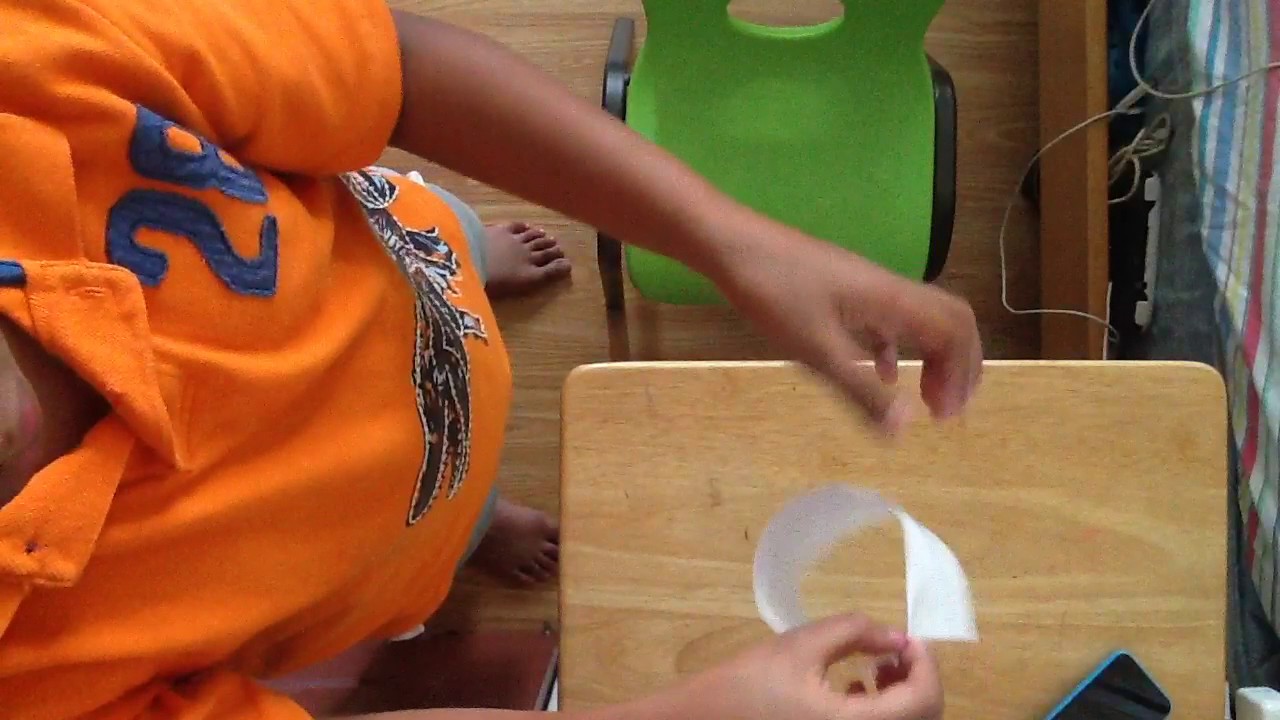 How to make a origami flying ring