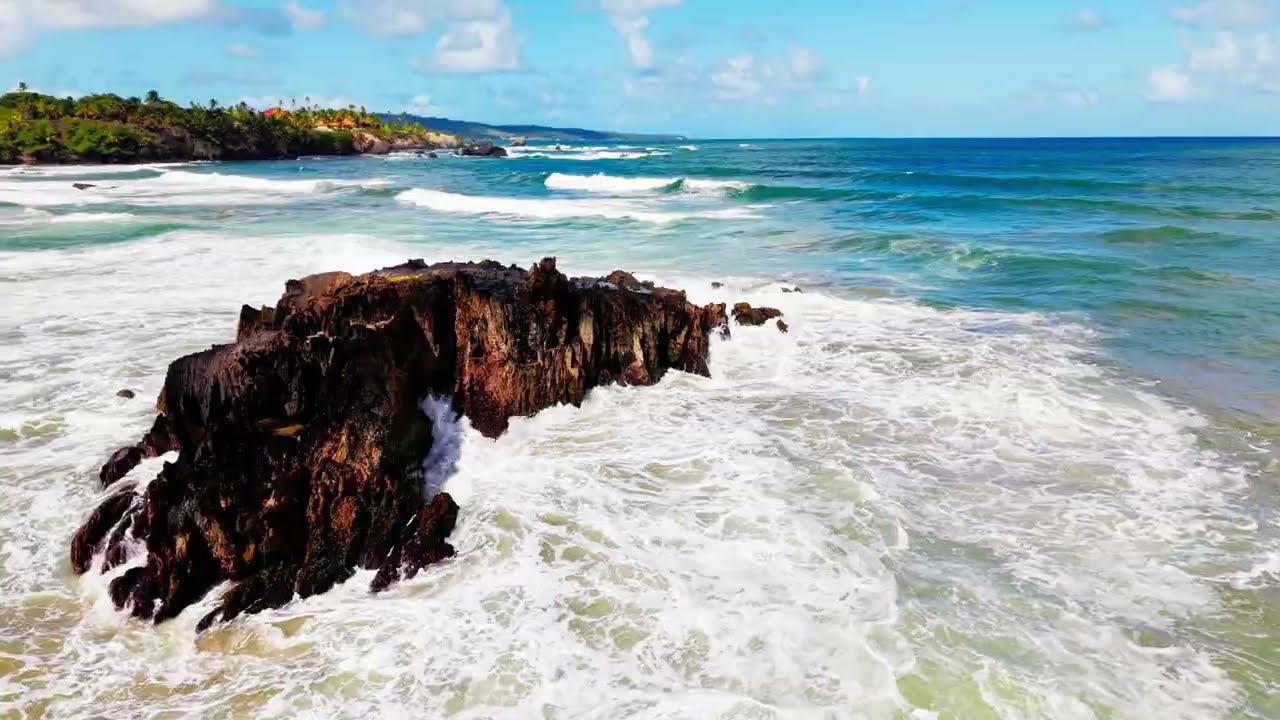 Relaxing 4K Caribbean Ocean | Drone Video (Chill LoFi Music)