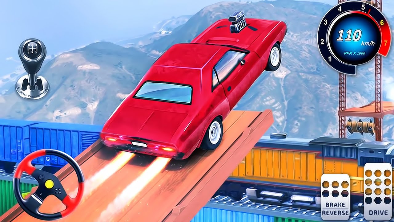 Car Stunt Race Master Simulator - Mega Ramp Impossible Monster Bus Driving - Android GamePlay