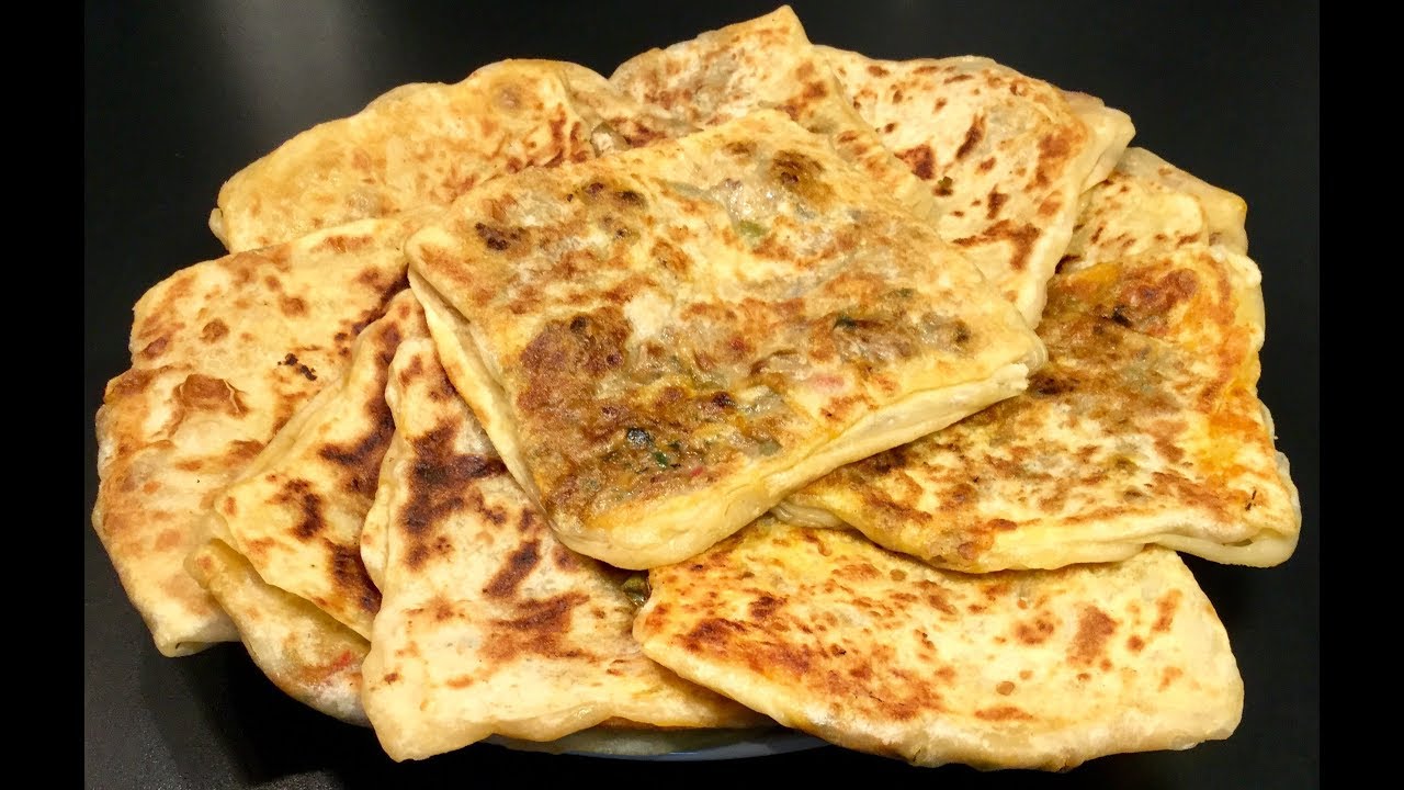 RECETTE IDÉALE POUR LE RAMADAN LES MSEMENS FARCIS À LA VIANDE HACHÉE, AUX POIVRONS ET AU FROMAGE