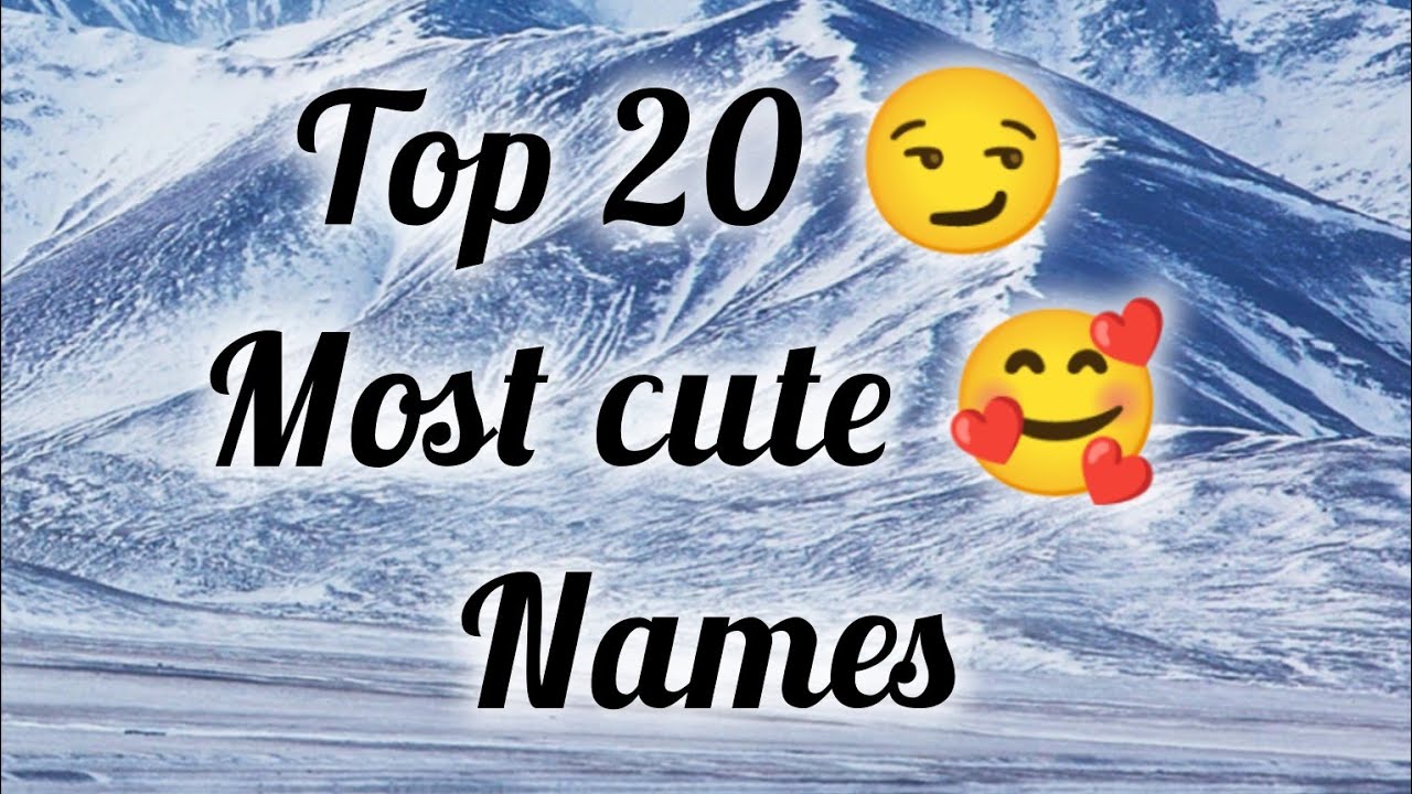 Top 20 Cute🥰Lovely😍Name😉in the world | SufiaSultana | Top 15 Beautiful Names | Top 15 trending name
