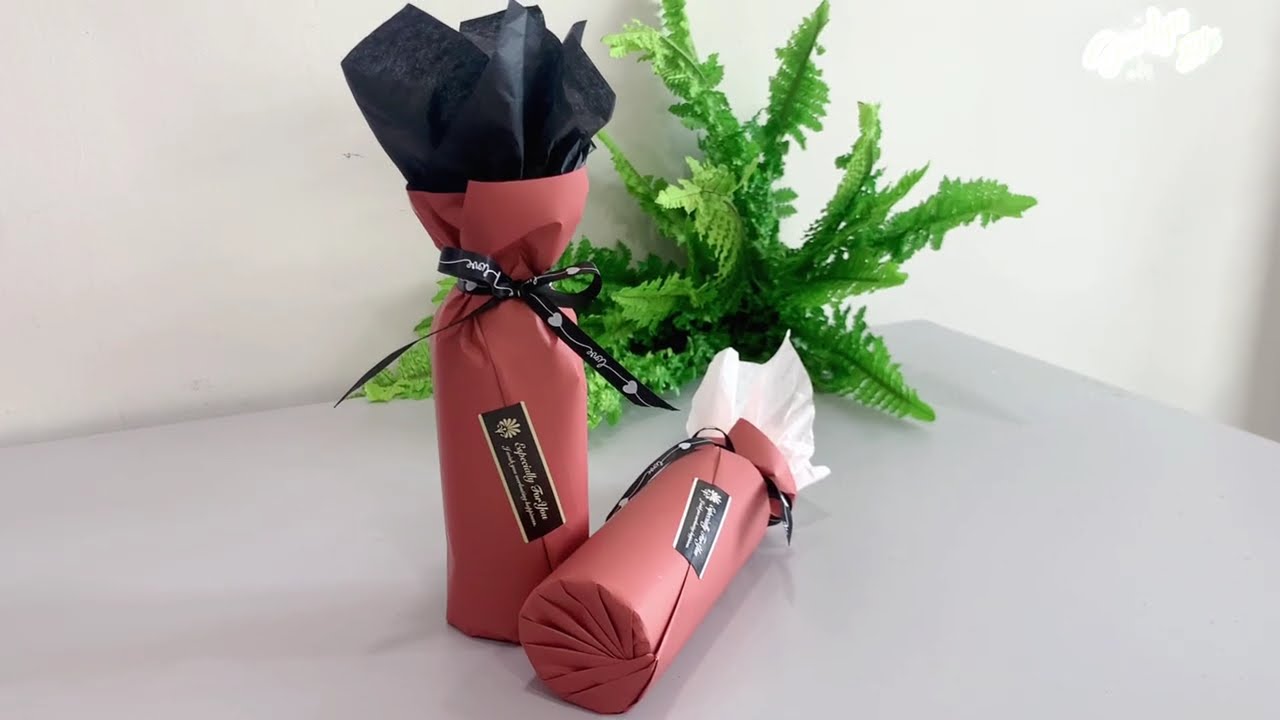 How to wrap bottles as gifts