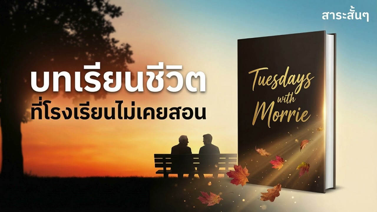 🗓️ Tuesdays with Morrie บทเรียนสุดท้ายว่าด้วยความหมายของชีวิตและการตาย