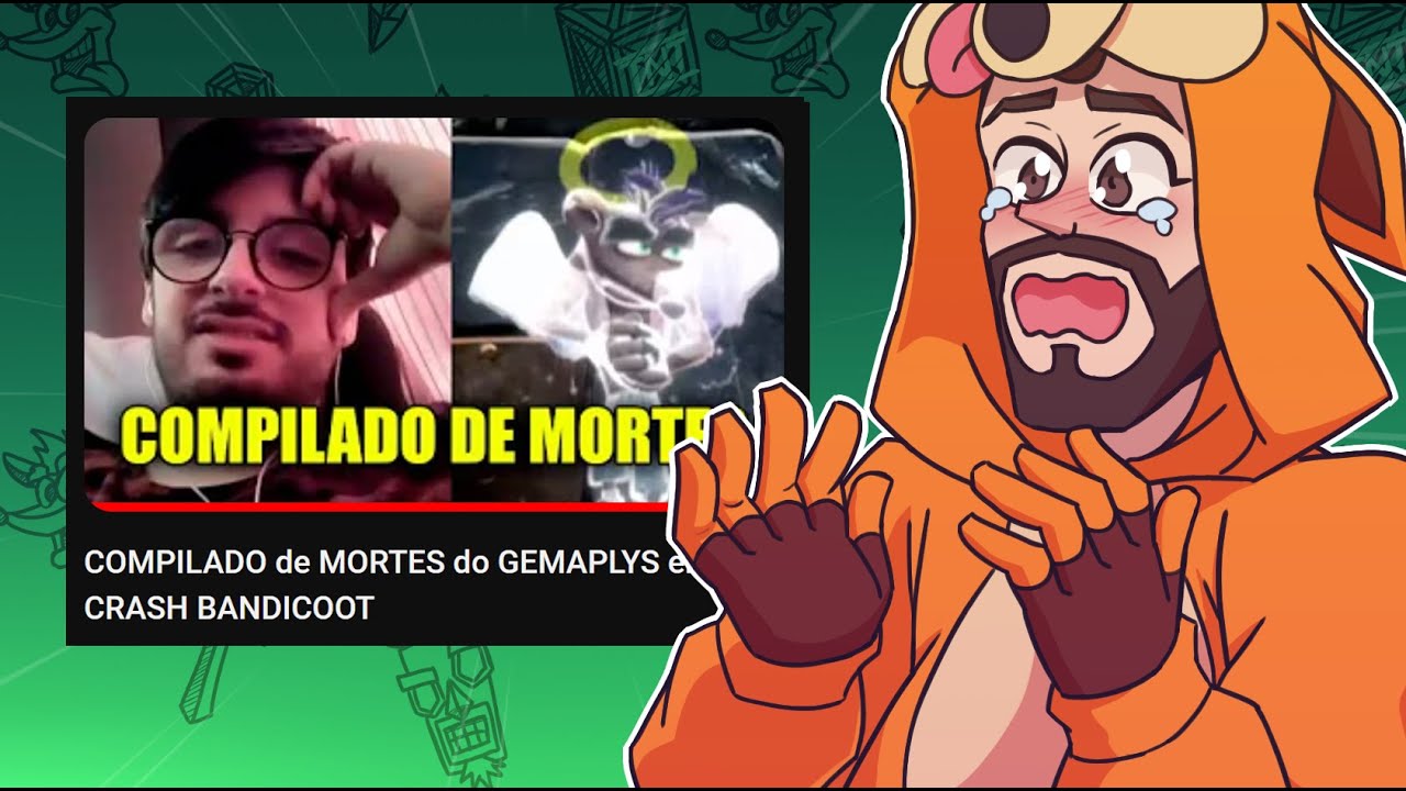 Gabs Reagindo as MORTES DO GEMAPLYS NO CRASH 1 REMASTERIZADO (@jogandofoddaci)