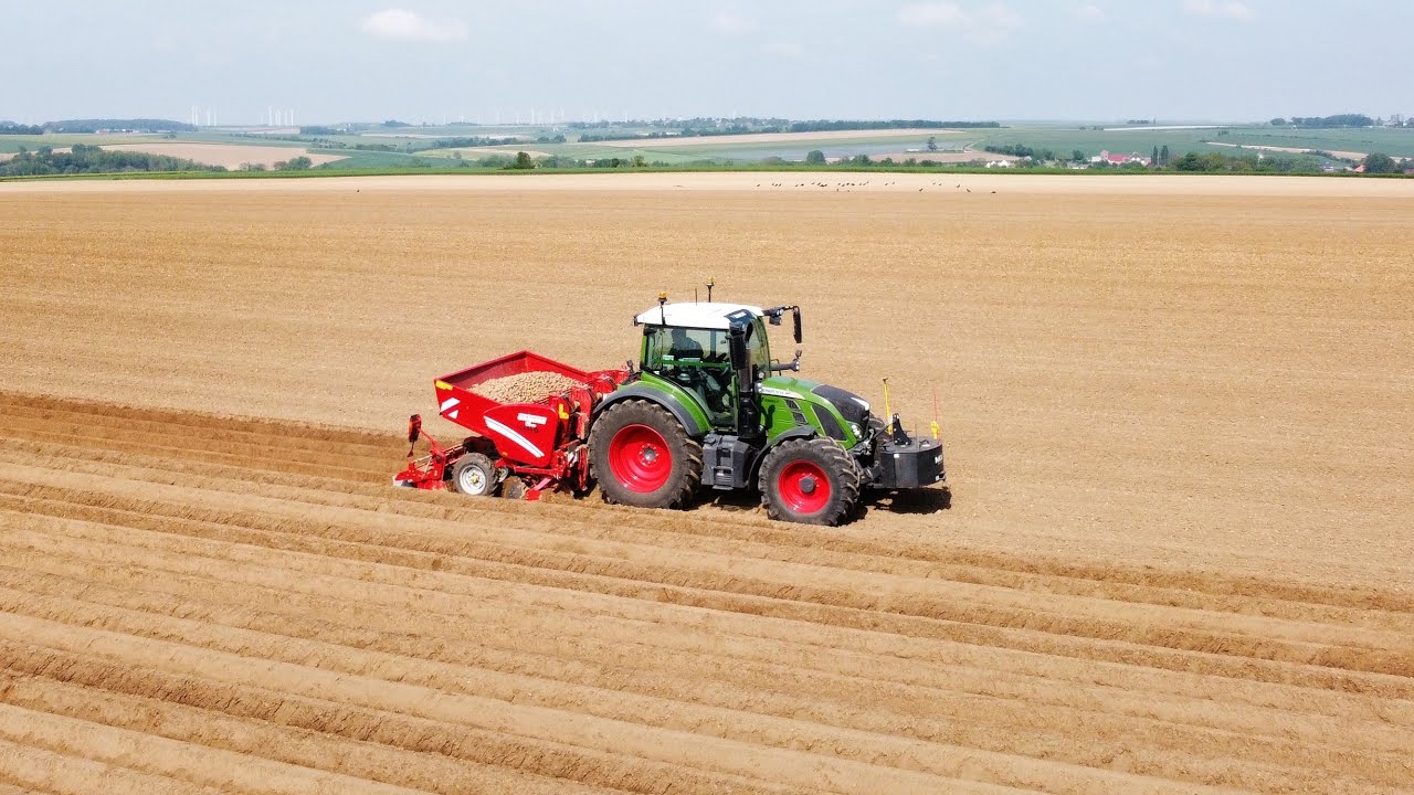 Plantation de pommes de terres | Fendt 514 & Grimme gl 420