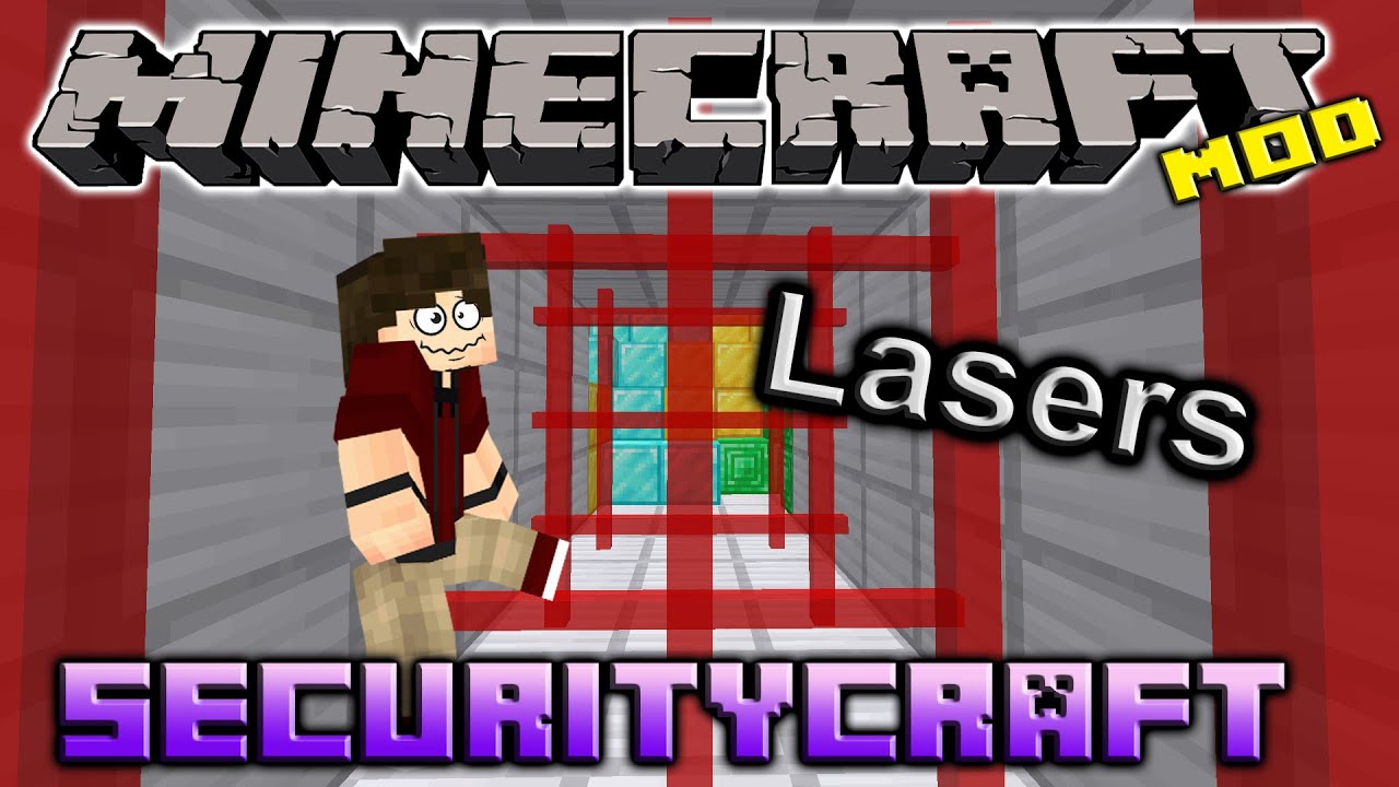 SecurityCraft 1.16 Lasers (part 2) || Minecraft 1.16.2 Mod Showcase 30 ||