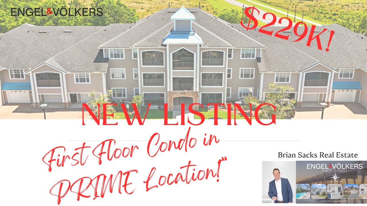 St. Augustine Condo For Sale with Garage | Walkable & Resort-Style Living for $229K!