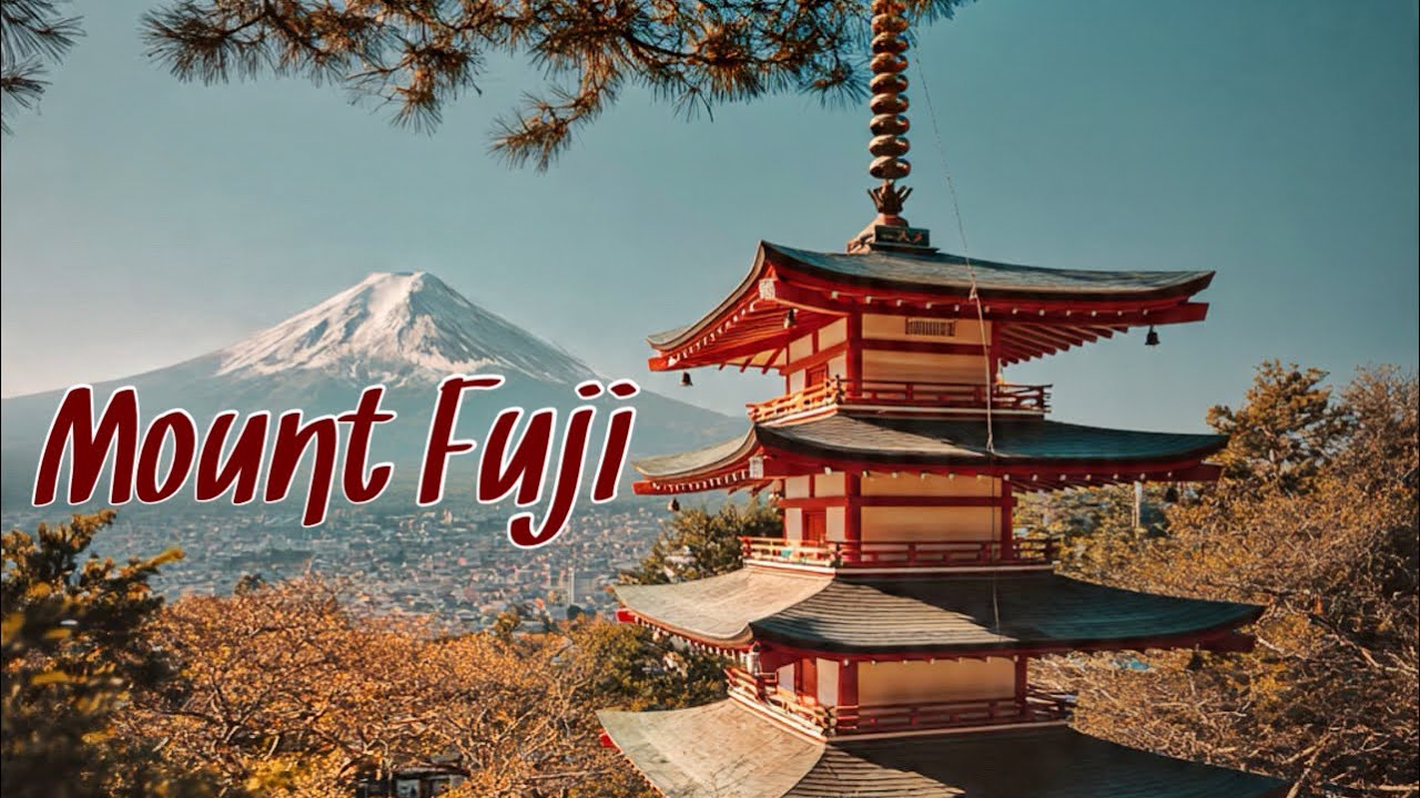 Mt. Fuji, Pagoda View, Japan 🇯🇵, 4K