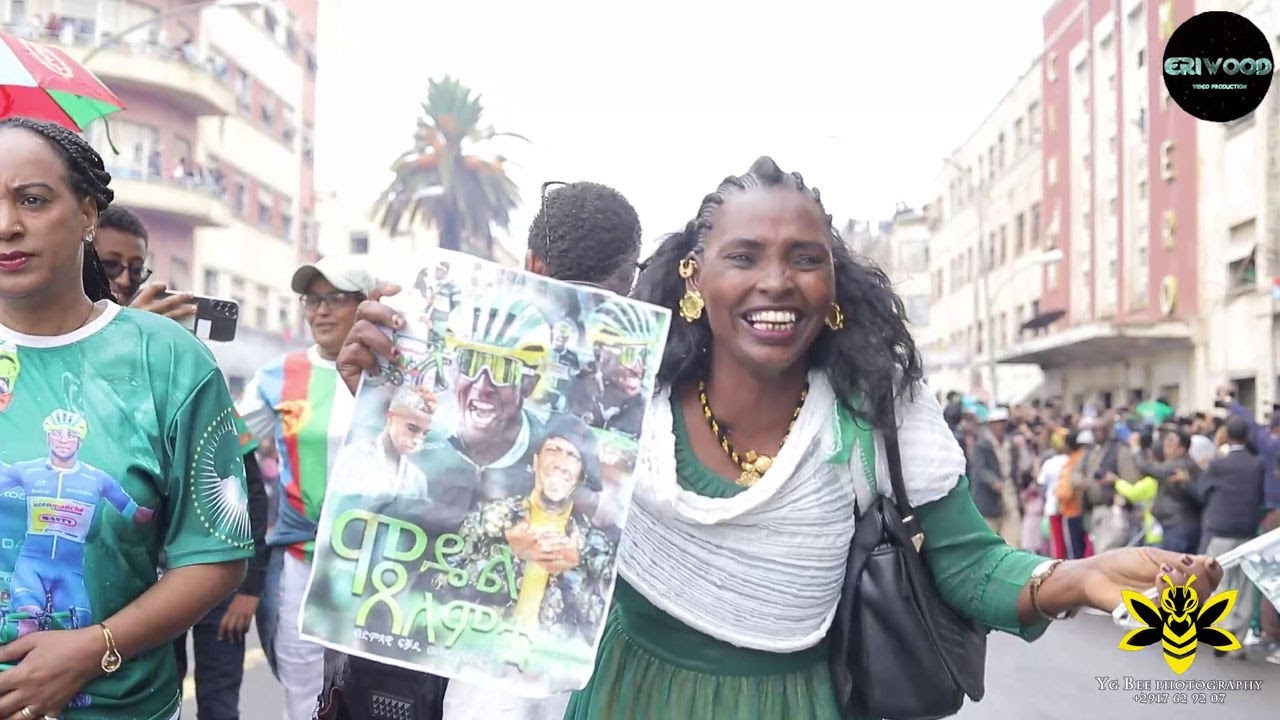 ኣባዲት ኣብ ስነ ስርዓት ኣቀባብላ ቢንያም ግርማይ ኣብ ከተማ ኣስመራ
