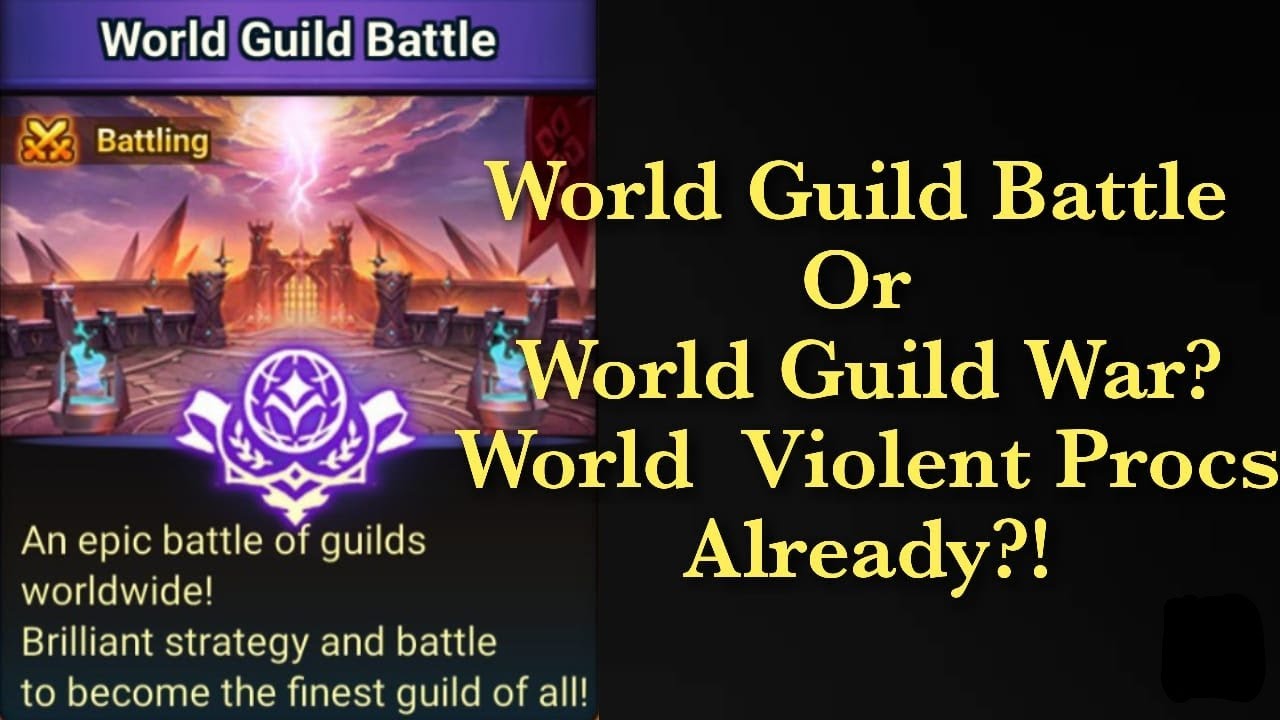 World Guild Battle or World Guild War | Violent Procs seems... | Summoners War